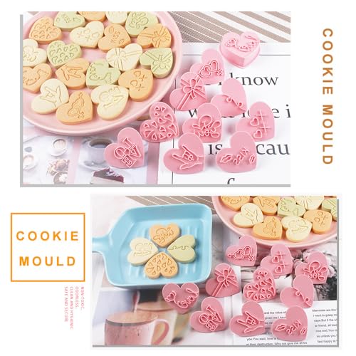 10 Pcs Heart Cookie Cutter Set (10 Count)