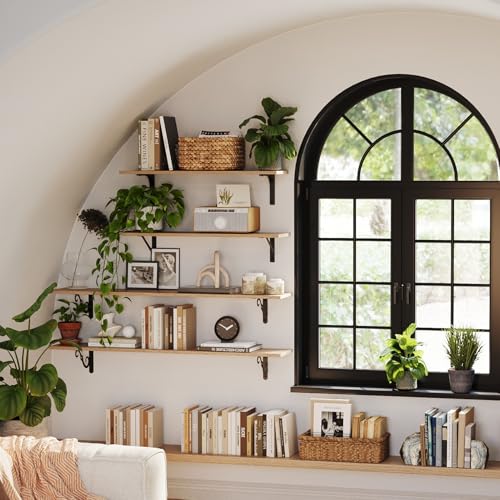 Long Wall Shelves (2 Count)