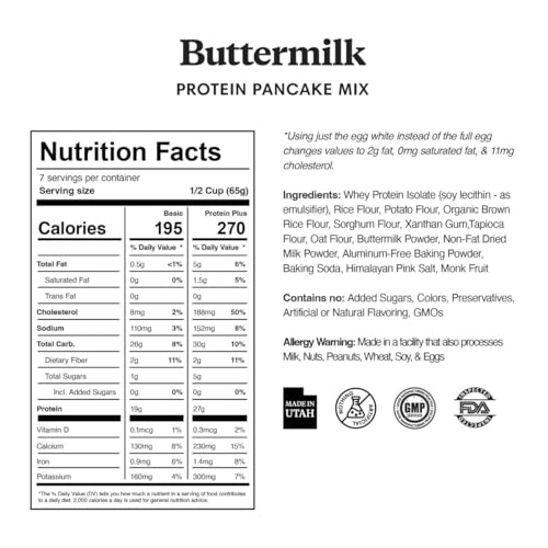 ProDough Shop Buttermilk Pancake and Waffle Mix (16 Ounce)