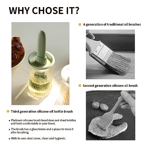 Oil Dispenser with Brush
