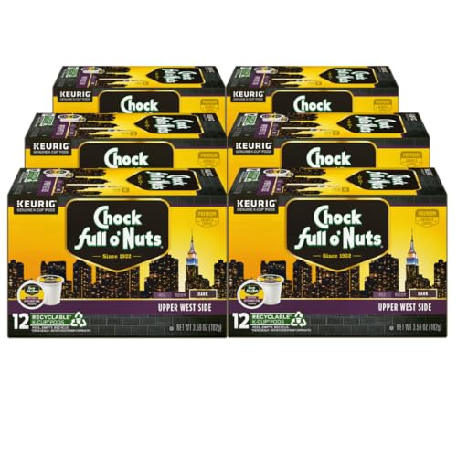 K-Cup Pods - Upper West Side, 6 Packs of 12 K-Cup Pods (72 Count)
