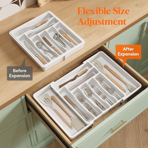Expandable Silverware Drawer Organizer