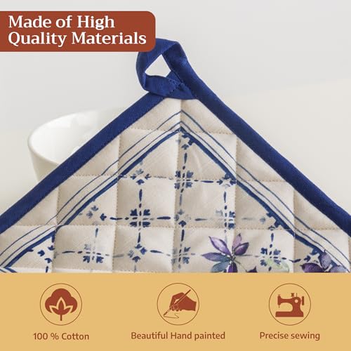 Pot Holders 100% Cotton Potholders (2 Count)