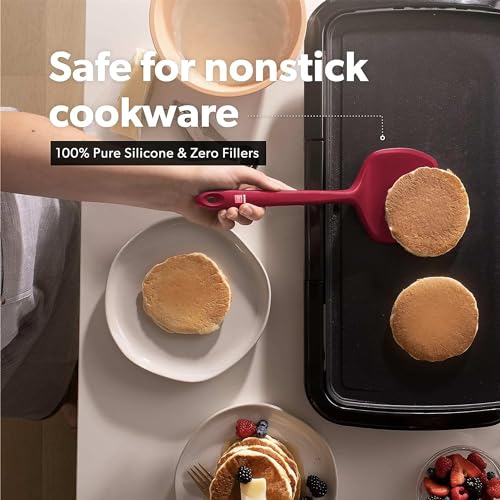 DI ORO Silicone Turner Spatula Set (4 Count)