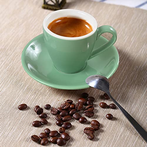 Porcelain Espresso Cup with Saucer