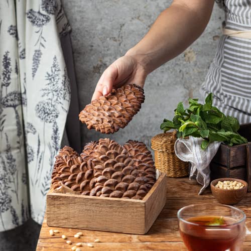 Wooden Springerle Cookie Molds for Baking
