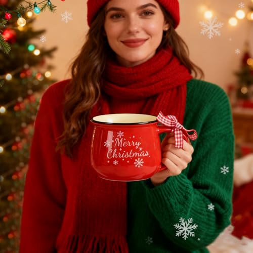 6PCS Christmas Coffee Mugs Set