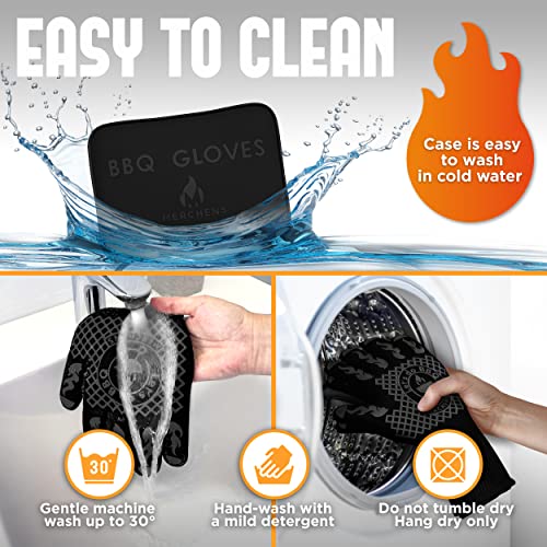 BBQ Grill & Oven Gloves 1472°F Heat Resistant (16.16 Ounce)