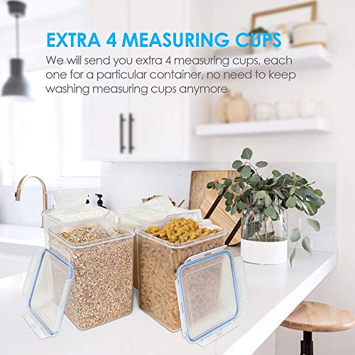 5.2L Flour Sugar Storage Containers (4 Count)
