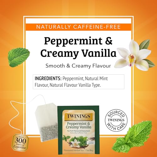 Peppermint & Creamy Vanilla Herbal Tea Bags (120 Count)