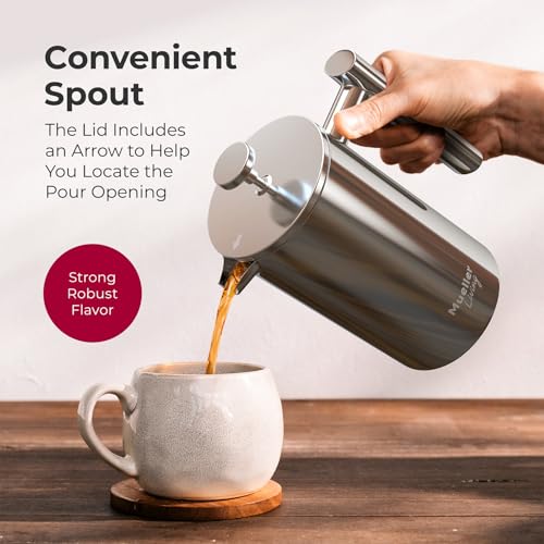 Living French Press Coffee Maker 20oz