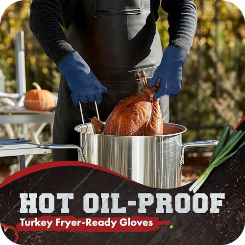 S Silicone Smoker BBQ Gloves (2 Count)