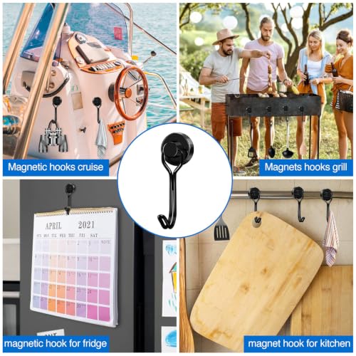 Magnetic Hooks Magnet Hook for Cruise Cabins Fridge 30LBS 20Pack (20 Count)