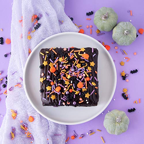 Halloween Sprinkles with Bats & Pumpkins (4 Ounce)