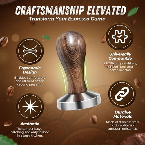 Coffee Tamper 58mm Espresso Tamper Tool