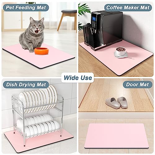 Coffee Mat 16" x 24" Coffee Bar Mats for Espresso Machine Station Accessories and Organizer