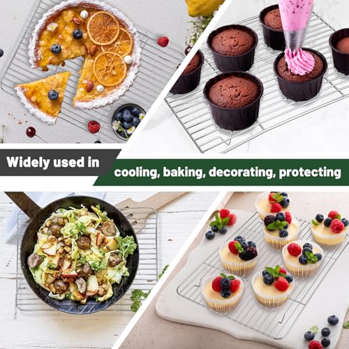 Cooling Rack 15.3” x 11.1” Stainless Steel Wire Baking Rack