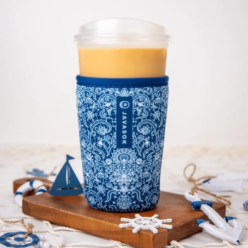 JavaSok Iced Coffee & Cold Soda Insulated Neoprene Cup Sleeve
