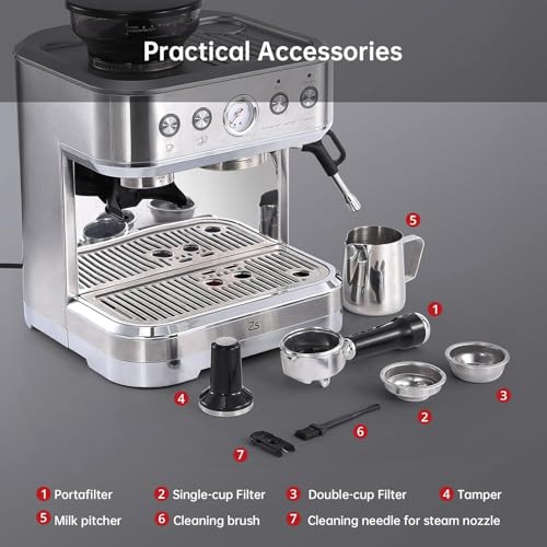 15 Bar Express Espresso Machine with Built