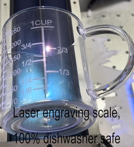 Ackers Mirror Scale Glass Measuring Cup