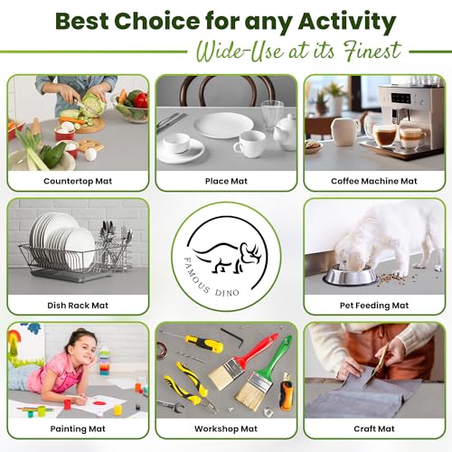 Premium Silicone Mat 25" x 17" Cooking Mat Thick Heat Resistant