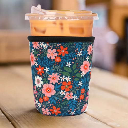 Reusable 3 Pack Iced Coffee Cup Sleeve (3 Count)