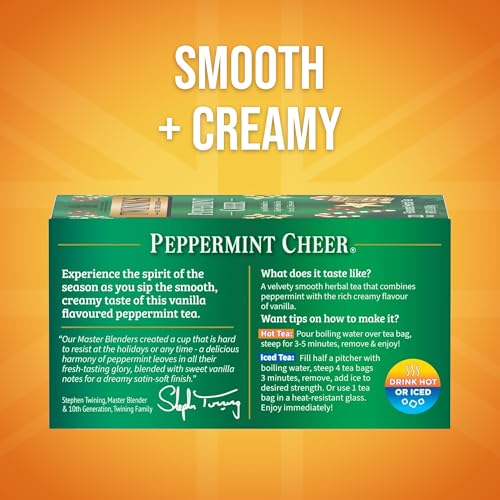 Peppermint Cheer Holiday Herbal Tea Bags (120 Count)