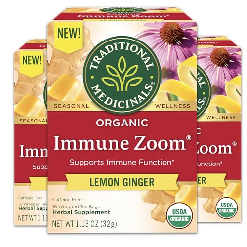 Tea Organic Immune Zoom Lemon Ginger (144 Count)