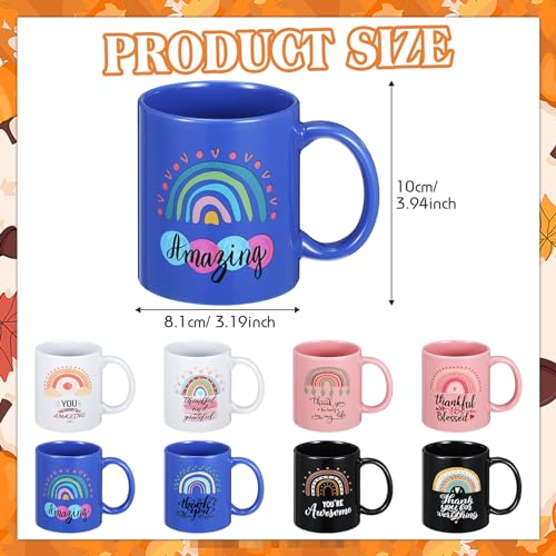 8 Pack Thank You Mugs Bulk (8 Count)