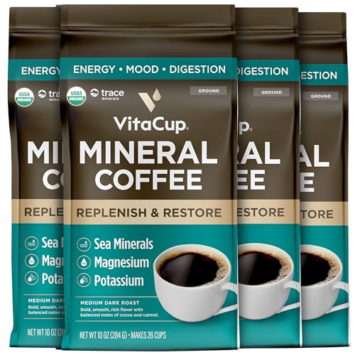 Mineral Coffee Medium Dark Roast Ground Coffee (40 Ounce)