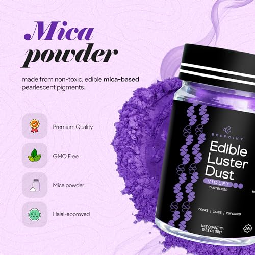 Violet Edible Luster Dust 15g