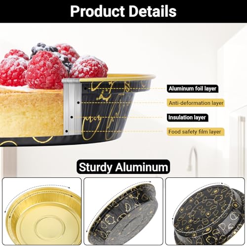 Mini Pie Pans with Lids (25 Count)