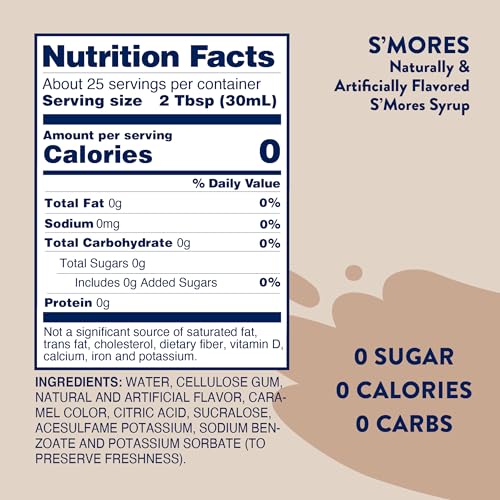 S'mores Coffee Syrup (25.4 Fl Oz)