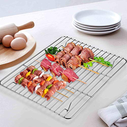 Toaster Oven Pan with Cooling Rack (2 Count)