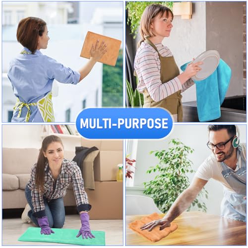 3 Pcs Extra Large Microfiber Cleaning Cloth (3 Count)