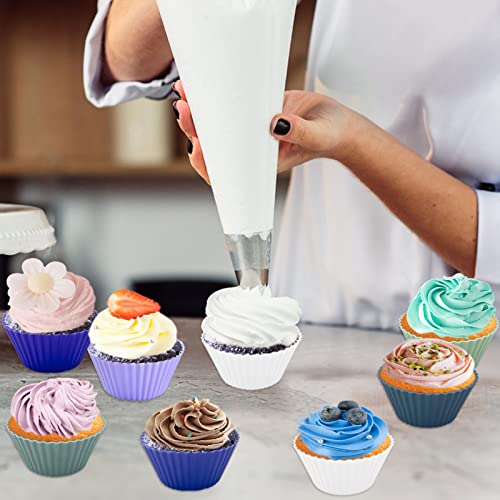 48 Pack of Silicone Cupcake Liners (48 Count)