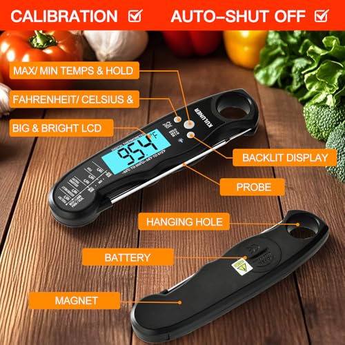 Digital Instant Read Meat Thermometer for Cooking