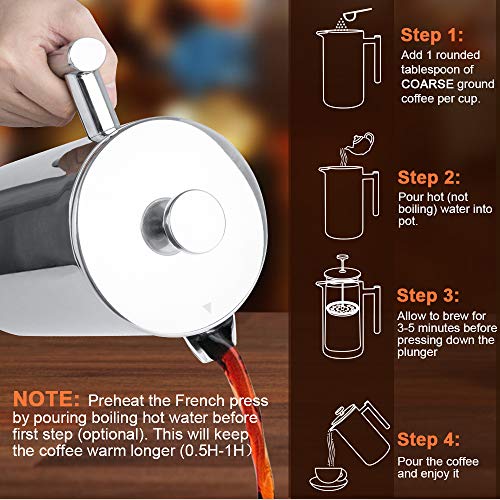 French Press Coffee Maker (50 Ounce)
