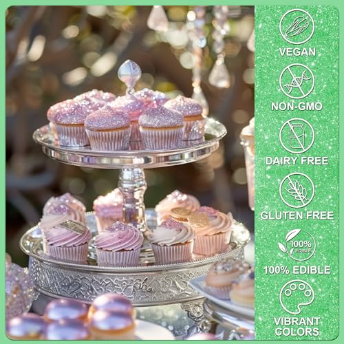 Green Edible Glitter