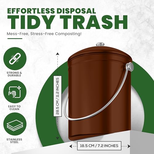 Countertop Compost Bin 1.3 Gallon