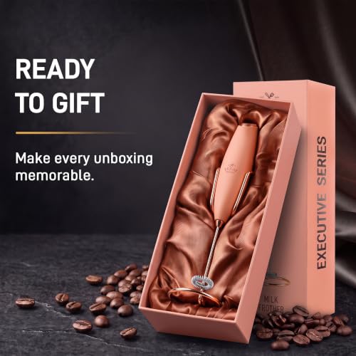 Powerful Milk Frother Wand With Duracell Batteries