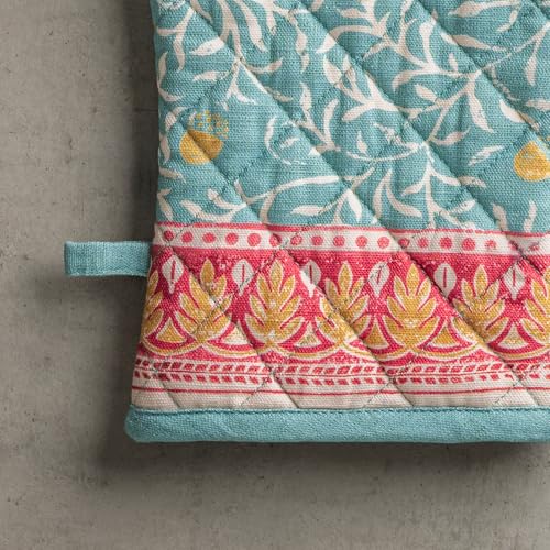 100% Cotton Oven Mitt & Pot Holder Set (2 Count)