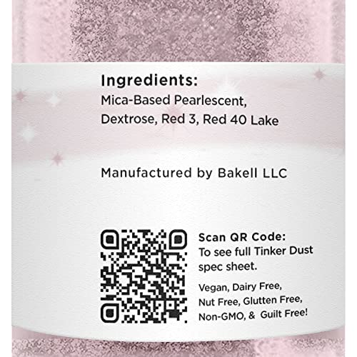 Soft Pink Edible Glitter