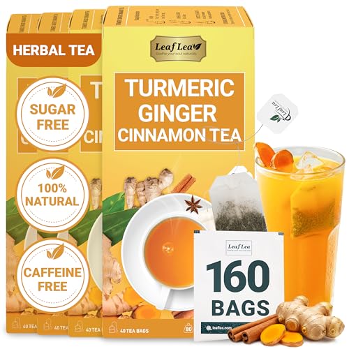 Turmeric Tea with Ginger & Cinnamon (160 Count)