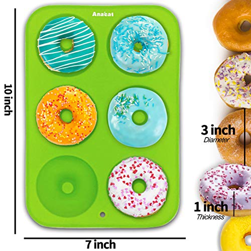 2 Pack Donut Pan Silicone Baking Mold (2 Count)