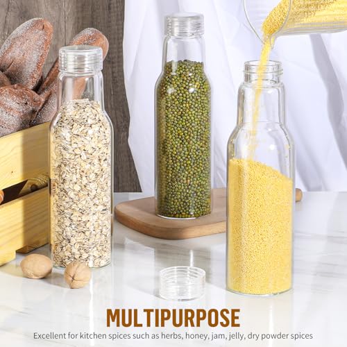 25 Oz Glass Bottles with Lids (4 Count)
