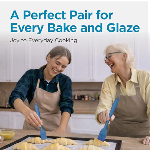 WaltzGrip Platinum Silicone Basting Pastry Brush (2 Count)