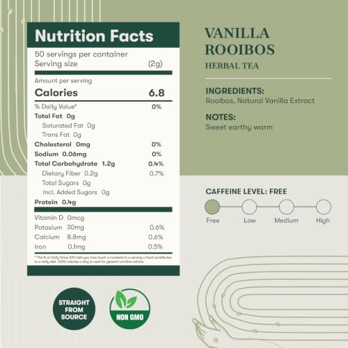 Estates Rooibos Vanilla (3.52 Ounce)