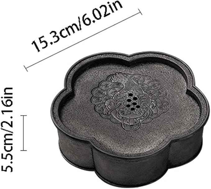 Tea Set 15.3 * 5.5cm Retro Water Storage Dry Tea Tray Small Teapot Tea Holder Home Kung Fu Tea Set Chinese Tea Set