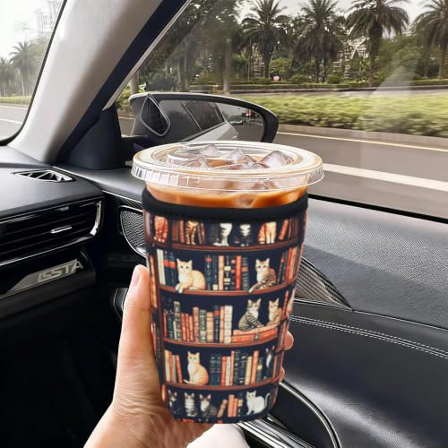 Reusable Insulated Neoprene Iced Coffee Cup Sleeve
